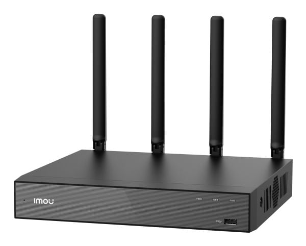 Imou N118W, 18 kanaler, 3840 x 2160 piksler, 4 kanaler, AAC, H.264, H.265, MP4, 90 Mbit/s