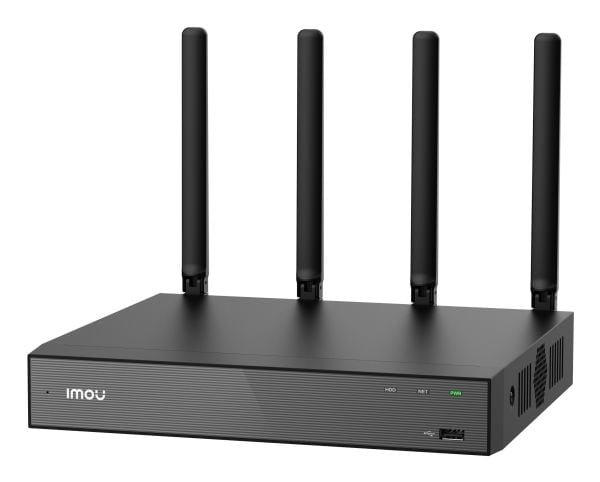 Imou N118W, 18 kanaler, 3840 x 2160 piksler, 4 kanaler, AAC, H.264, H.265, MP4, 90 Mbit/s
