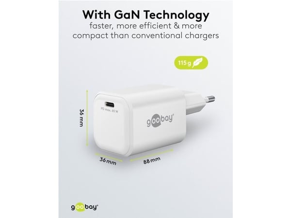 Goobay 79156, Sisätila, AC, Valkoinen