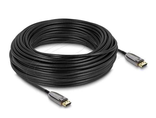 DeLOCK 87119, 30 m, DisplayPort, DisplayPort, Uros, Uros, 7680 x 4320 pikseliä