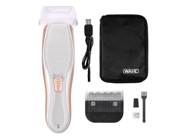 Wahl Shave & Smooth, Beige, 0,3 mm, 4,5 cm, Rostfritt stål, Batteri, 120 min