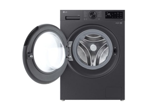 LG F4X5011TBB - Vaskemaskin - Wi-Fi - bredde: 60 cm - dybde: 62 cm - høyde: 85 cm - frontileggelse - 11 kg - 1400 rpm - mattsvart