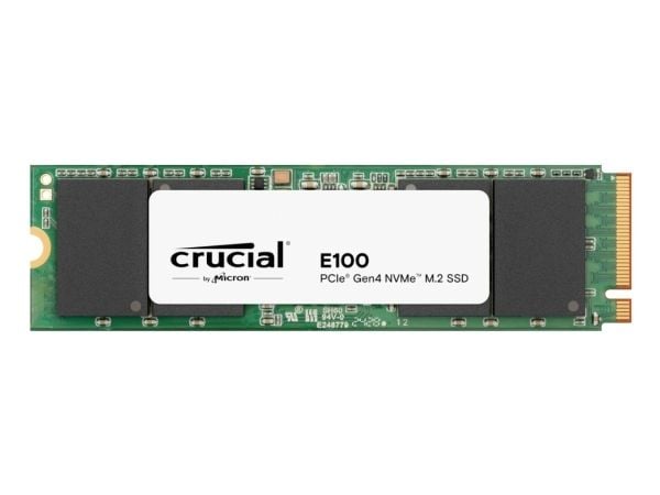 Crucial E100 - SSD - 2 TB - intern - M.2 2280 - PCIe 4.0 x4 (NVMe)