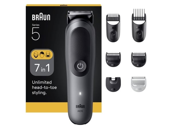 Braun Series 5 Aio5520 Grey 7in1 Multi Groomer