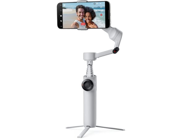 Insta360 Flow 2 Standard Bundle, Stabilisator for smarttelefonkamera, Lysegrå, Forbruker, -99 - 231°, -210 - 120°, 0,3 kg