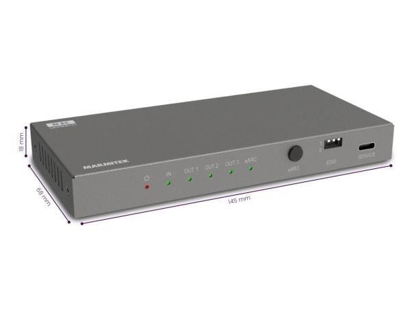 Marmitek 25008496, 7680 x 4320 piksler, 3840 x 2160,7680 x 4320 piksler, 4:2:2, 4:4:4, 4:2:0, 12 bit, 120 Hz, 48 Gbit/s