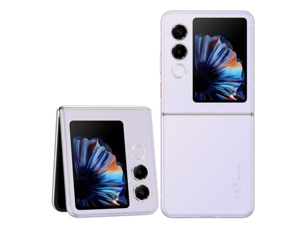 Nubia Flip 2 - 5G smarttelefon - dobbelt-SIM - RAM 8 GB / Internminne 256 GB - OLED-display - 6.9" - 2790 x 1188 pixels (120 Hz) - 2x bakkameraer 5...