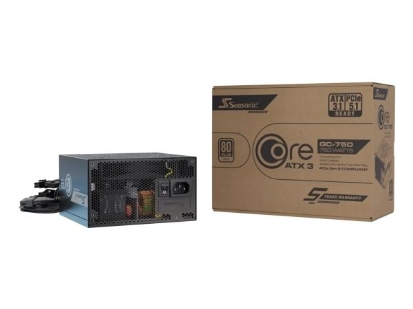 Seasonic CORE GC-750 ATX 3.1, 750 W, 100 - 240 V, 50/60 Hz, 10 - 5 A, 100 W, 744 W