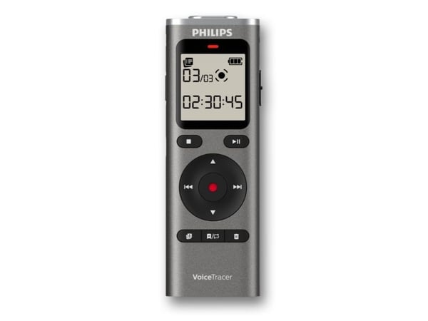 Diktofonas Philips DVT1170 8 GB su USB-C-minne + minnekortspor