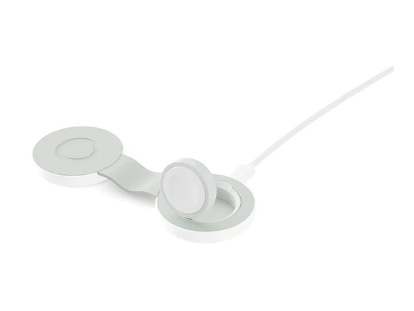 Twelve South ButterFly SE - langaton Qi2-laturi kahdelle MagSafe-yhteensopivalle laitteelle, USB-C-kaapeli eli (valkoinen) Twelve South ButterFly SE - langaton Qi2-laturi kahdelle MagSafe-yhteensopivalle laitteelle, USB-C-kaapeli eli (valkoinen)