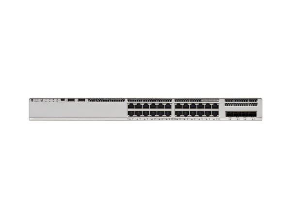 Cisco Catalyst 9200L - Network Essentials - switch - L3 - 24 x 10/100/1000 (PoE+) + 4 x Gigabit SFP (opplink) - rackmonterbar - PoE+ (740 W)