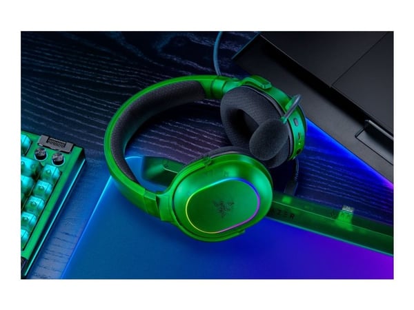 Razer Barracuda X Chroma - Phantom Green Edition - hodesett - full størrelse - Bluetooth / 2,4 GHz radiofrekvens - trådløs - Phantom Green