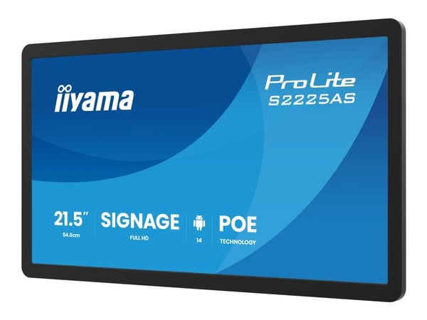 Iiyama - 1 - Gigabit Ethernet - Näyttö: LED 21.5" 1920 x 1080 (Full HD)