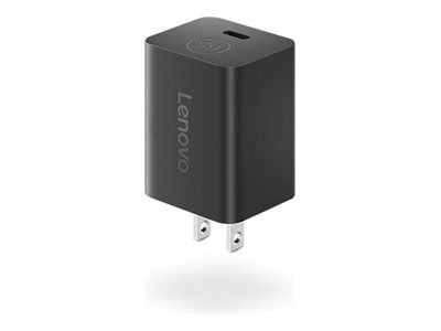 Lenovo Nano - Strømadapter - GaN - 65 watt (USB-C) - svart - Europa