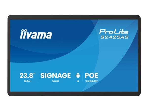 Monitorius IIYAMA 60.5m (23.8") S2425AS-B1P 16:9 M-Touch USB-C IPS