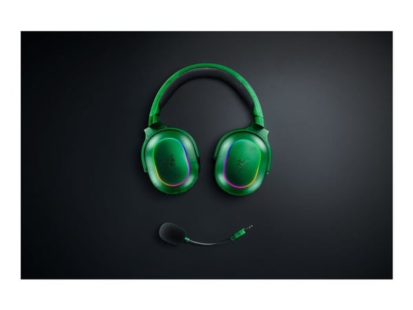 Razer Barracuda X Chroma - Phantom Green Edition - hodesett - full størrelse - Bluetooth / 2,4 GHz radiofrekvens - trådløs - Phantom Green
