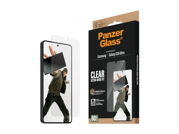 PanzerGlass ® Screen Protector Samsung Galaxy S26 Ultra | Ultra-Wide Fit w. EasyAligner, Samsung, Samsung - Galaxy S26 Ultra, Asennus kuivana, Naar... PanzerGlass ® Screen Protector Samsung Galaxy S26 Ultra | Ultra-Wide Fit w. EasyAligner, Samsung, Samsung - Galaxy S26 Ultra, Asennus kuivana, Naar...