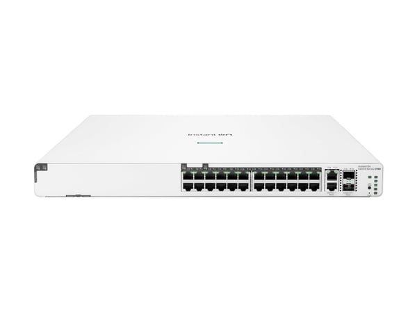 HPE Networking Instant On 1960 24G 20p Class4 4p Class6 PoE 2XGT 2SFP+ 370W Switch - Switch - L3 Lite - Styrt - 24 x 10/100/1000 + 2 x 10 Gigabit S...