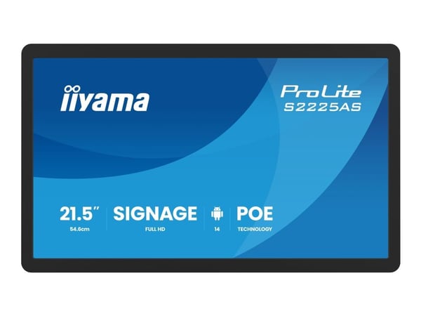 Iiyama - 1 - Gigabit Ethernet - Näyttö: LED 21.5" 1920 x 1080 (Full HD)