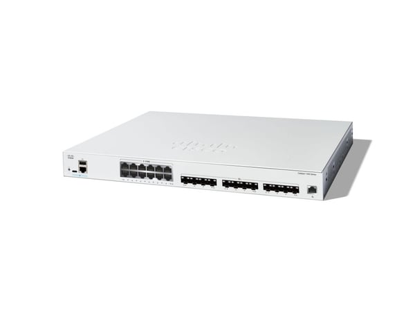 Cisco Catalyst 1300-24XTS - Switch - L3 - smart - 12 x 10 Gigabit Ethernet + 12 x 10 Gigabit SFP+ - rackmonterbar