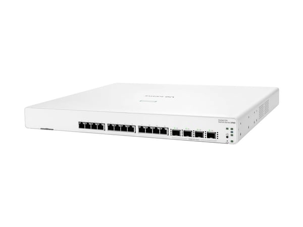 HPE Networking Instant On 1960 12XGT 4SFP+ Switch - Switch - L2+ - smart - 12 x 100/1000/10000 + 4 x 10 Gigabit SFP+ - rackmonterbar - BTO