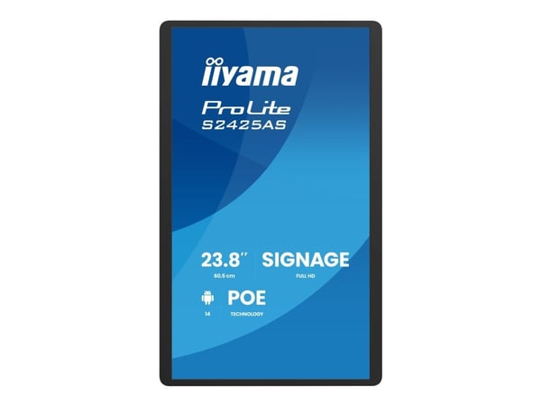 Monitorius IIYAMA 60.5m (23.8") S2425AS-B1P 16:9 M-Touch USB-C IPS