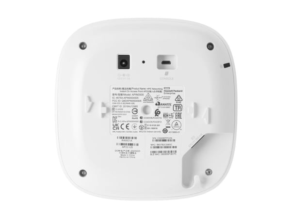 HPE Networking Instant On AP22 - Trådløst tilgangspunkt - Bluetooth, Wi-Fi 6 - 2.4 GHz, 5 GHz - DC-strøm - vegg/tak-monterbar