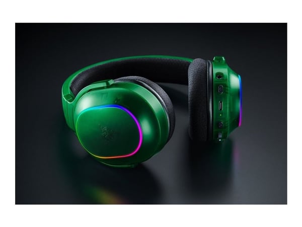 Razer Barracuda X Chroma - Phantom Green Edition - hodesett - full størrelse - Bluetooth / 2,4 GHz radiofrekvens - trådløs - Phantom Green