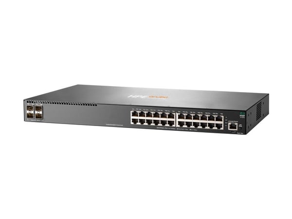 HPE Aruba 2930F 24G 4SFP - Kytkin - L3 - Administreret - 24 x 10/100/1000 + 4 x Gigabit SFP (uplink) - monterbar på stativ
