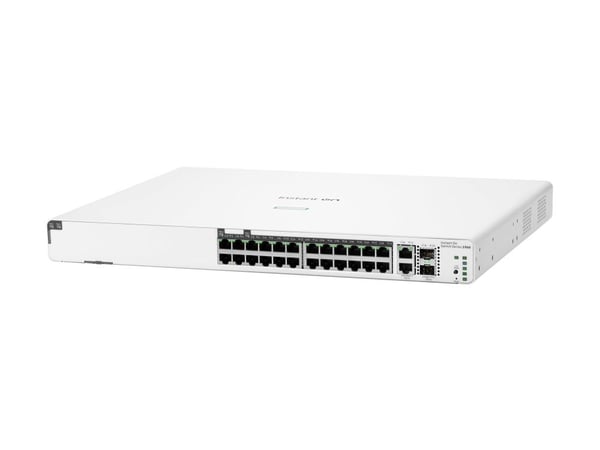 HPE Networking Instant On 1960 24G 20p Class4 4p Class6 PoE 2XGT 2SFP+ 370W Switch - Switch - L3 Lite - Administrerad - 24 x 10/100/1000 + 2 x 10 G...
