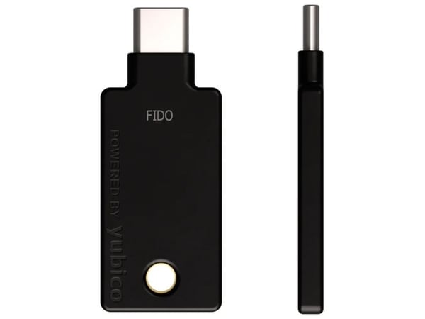 Yubico - USB-sikkerhetsnøkkel - NFC - svart
