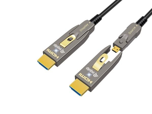 Equip 119411, 10 m, HDMI Type-A/HDMI Type-D, HDMI Type-A/HDMI Type-D, 3D, 18 Gbit/s, Svart