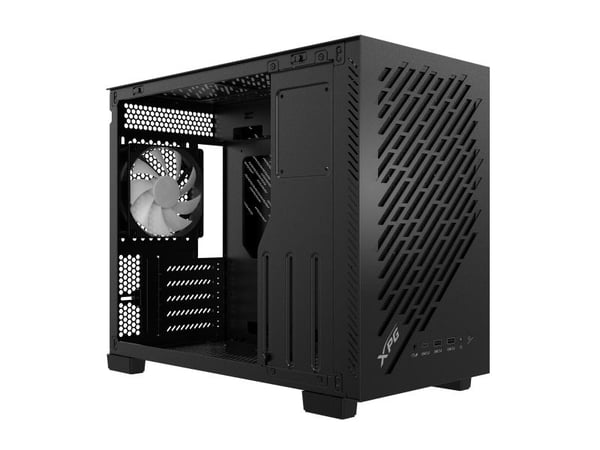 XPG ADATA-koffert VALOR AIR NANO Mini-Tower uten PSU 1x 120mm ARGB-vifte svart