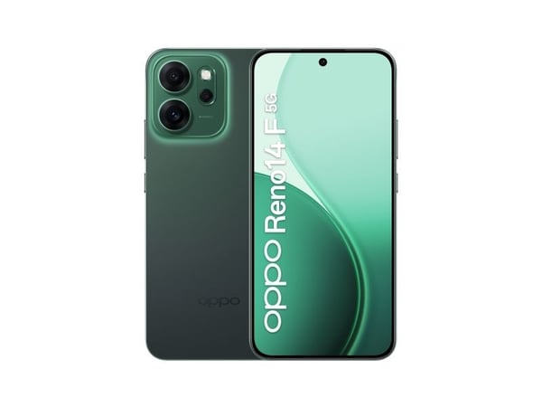 OPPO Reno14 F 5G, 16,7 cm (6.57"), 8 GB, 256 GB, 50 MP, Android 15, Grønn