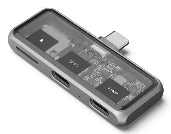 Satechi Mobile XR Hub - telakointiasema - älypuhelimelle, kannettavalle tietokoneelle, tabletille - USB-C x 2