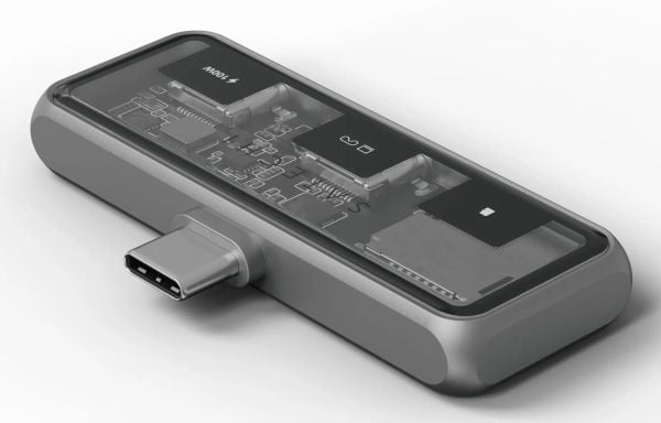 Satechi Mobile XR Hub - telakointiasema - älypuhelimelle, kannettavalle tietokoneelle, tabletille - USB-C x 2