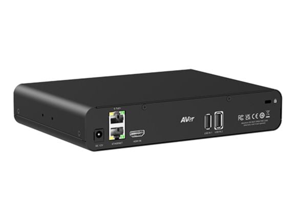 AVer MT100, 4K Ultra HD, 3840 x 2160 piksler, 60 fps, Svart, CE, FCC, VCCI, KC, RCM, DC, PoE