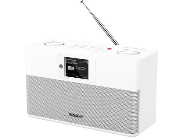 Kenwood CR-ST 85 DAB, Bærbar, Digitalt, DAB+, FM, 30 W, 6,1 cm (2.4"), Hvit