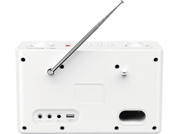 Kenwood CR-ST 85 DAB, Bærbar, Digitalt, DAB+, FM, 30 W, 6,1 cm (2.4"), Hvit