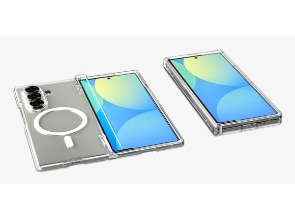 Spigen Ultra Hybrid Pro, Omslag, Samsung, Galaxy Z Fold 7, 20,3 cm (8"), Transparent, Vit