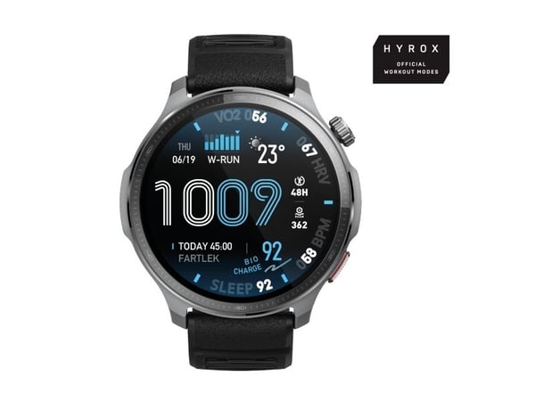 Amazfit Balance 2 XT - Fiberforsterket polymer - smartklokke med stropp - silikon - håndleddstørrelse: 140-210 mm - display 1.5" - Bluetooth, Wi-Fi...
