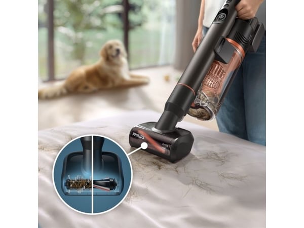 Philips SpeedPro Max trådløs VC 7000 Series Aqua, 2-i-1 stavstøvsuger, Uten pose, Blå, 0,6 l, Tørr & våt, Syklonisk/filtrering