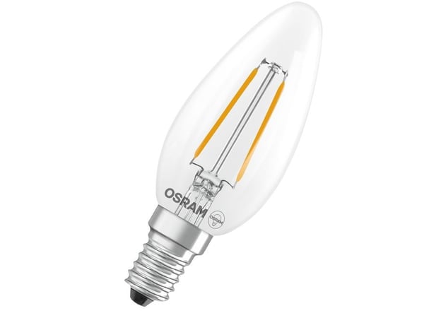 Osram 4099854466779, 1,8 W, 25 W, E14, 250 lm, 15000 timer, Varm hvit