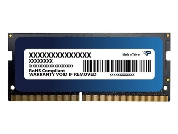 Patriot Core Series - DDR5 - modul - 48 GB - SO DIMM 262-pin - 5600 MT/s / PC5-44800 - CL46 - 1.1 V - ikke-bufret - on-die ECC - blå