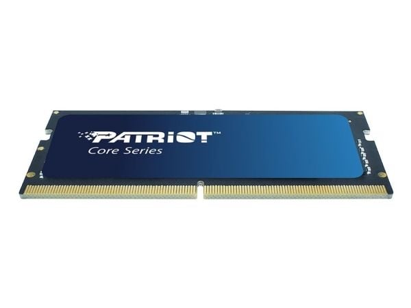 Patriot Core Series - DDR5 - modul - 48 GB - SO DIMM 262-pin - 5600 MT/s / PC5-44800 - CL46 - 1.1 V - ikke-bufret - on-die ECC - blå