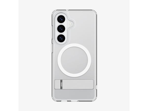 Spigen-etui Spigen Ultra Hybrid S Mag MagSafe til Samsung Galaxy S26+ – gjennomsiktig/hvit