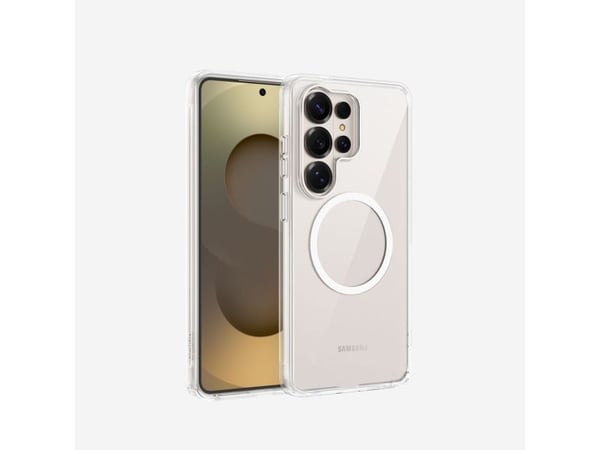 Belkin SheerForce Clear Series - bakdeksel til mobiltelefon - magnetisk - klar - for Samsung Galaxy S26 Ultra