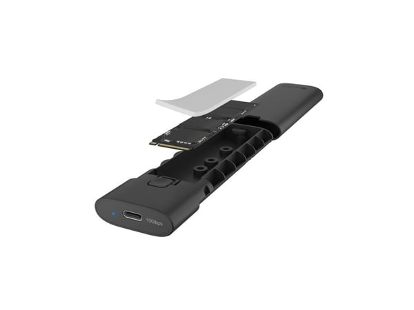 IcyBox kabinett 1806 NVMe M.2 til USB 3.2 Gen 2 Type-C (IB-1806MT-CU31)