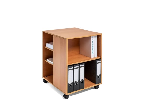 Durable 3113-47, Trä, Multimediavagn, Melamin, 25 kg, 6 galler, 4 hjul