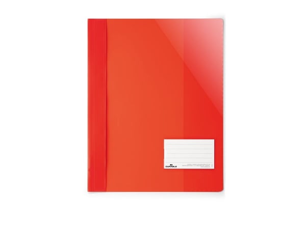 Durable Cartellina trasparente ad aghi 269003 Rosso DIN A4+